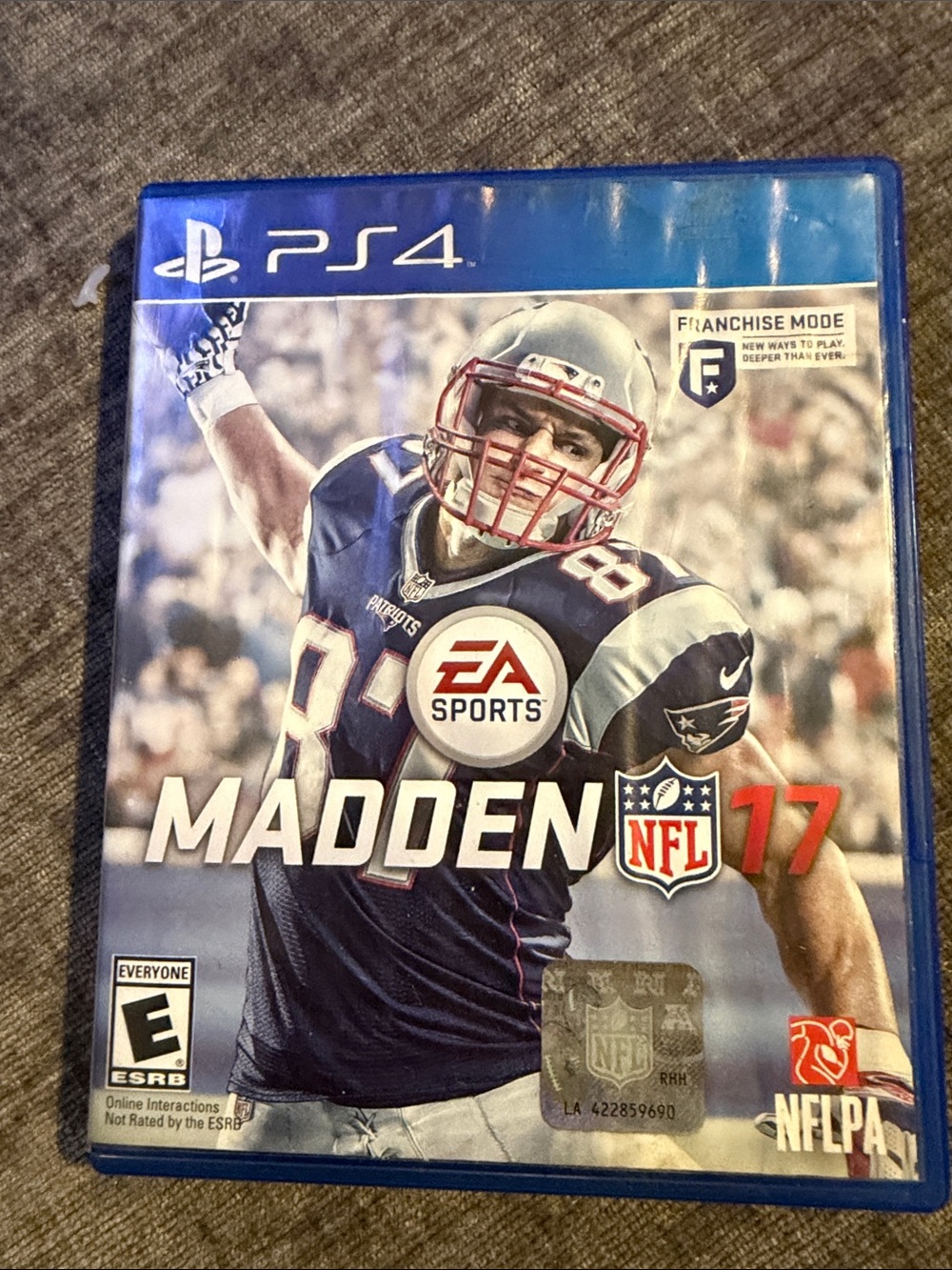 EA Sports Madden NFL 17 for PS4 - Blue‎ Case